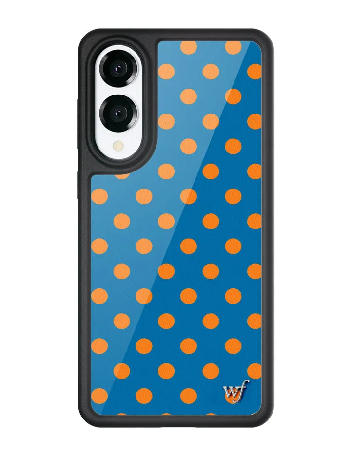 Polka Dot | Blue and Orange Samsung Galaxy Case sold by Wildflower Cases product image thumbnail 3