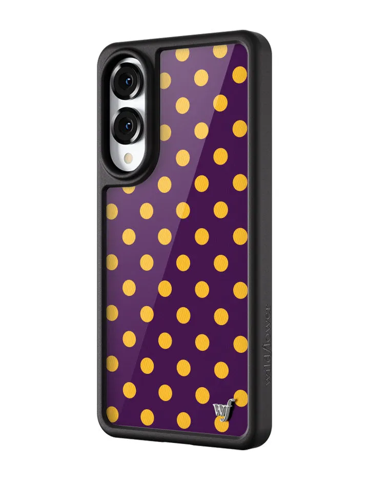 Polka Dot | Purple and Yellow Samsung Galaxy Case sold by Wildflower Cases product image thumbnail 4