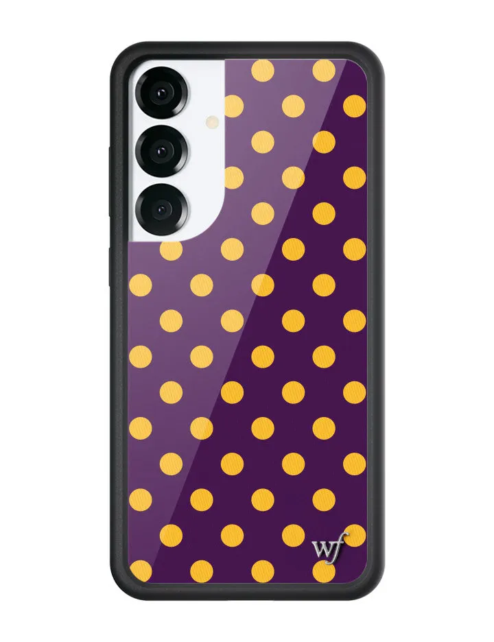 Polka Dot | Purple and Yellow Samsung Galaxy Case sold by Wildflower Cases product image thumbnail 5