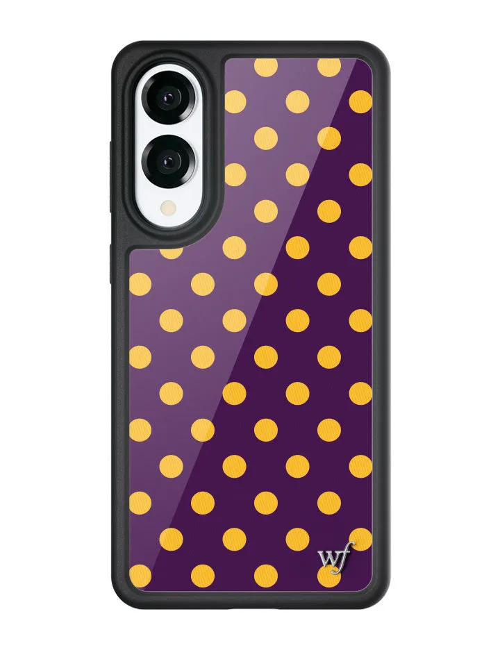 Polka Dot | Purple and Yellow Samsung Galaxy Case sold by Wildflower Cases product image thumbnail 3