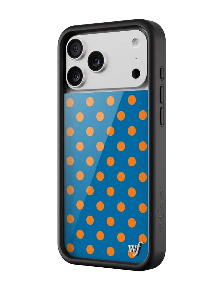 Polka Dot | Blue and Orange iPhone Case sold by Wildflower Cases product image thumbnail 2