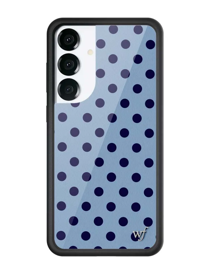 Polka Dot | Blue and Navy Blue Samsung Galaxy Case sold by Wildflower Cases product image thumbnail 5