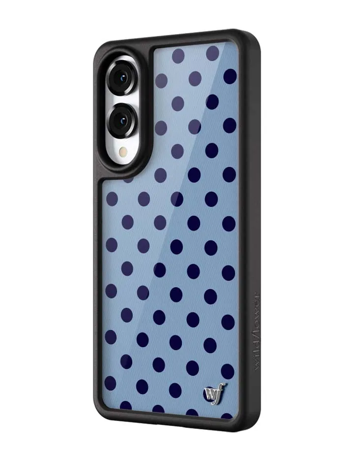 Polka Dot | Blue and Navy Blue Samsung Galaxy Case sold by Wildflower Cases product image thumbnail 4