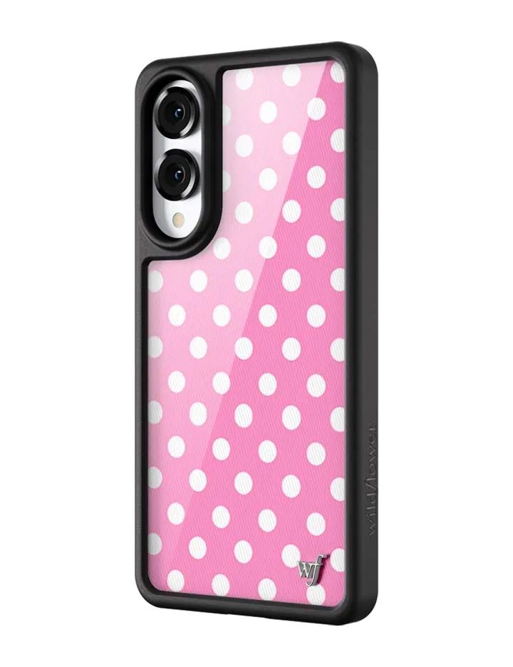 Polka Dot | Pink and White Samsung Galaxy Case sold by Wildflower Cases product image thumbnail 4