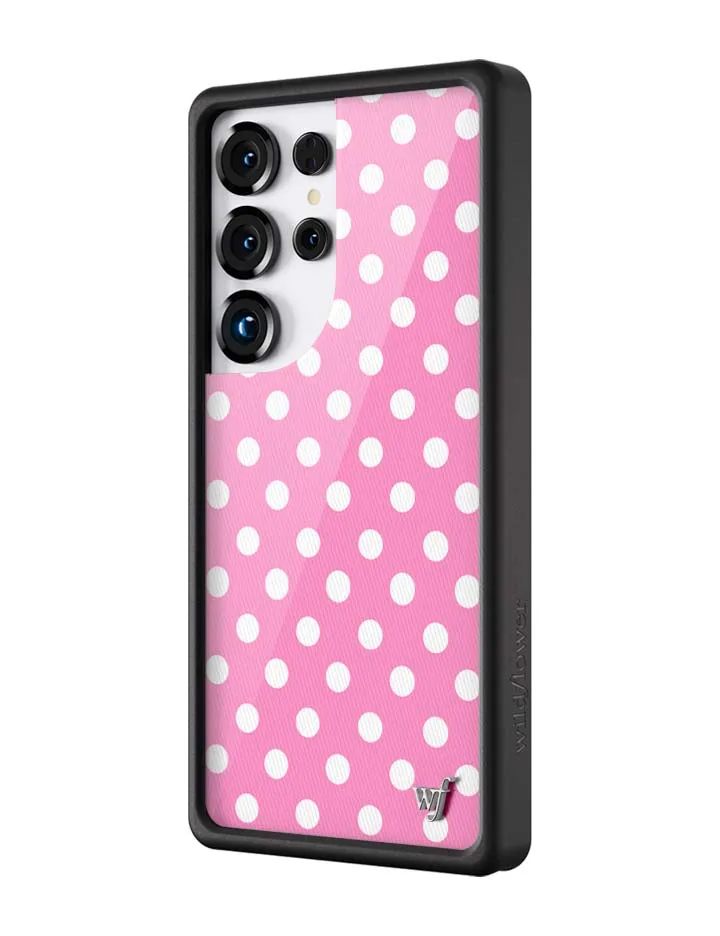 Polka Dot | Pink and White Samsung Galaxy Case sold by Wildflower Cases product image thumbnail 2