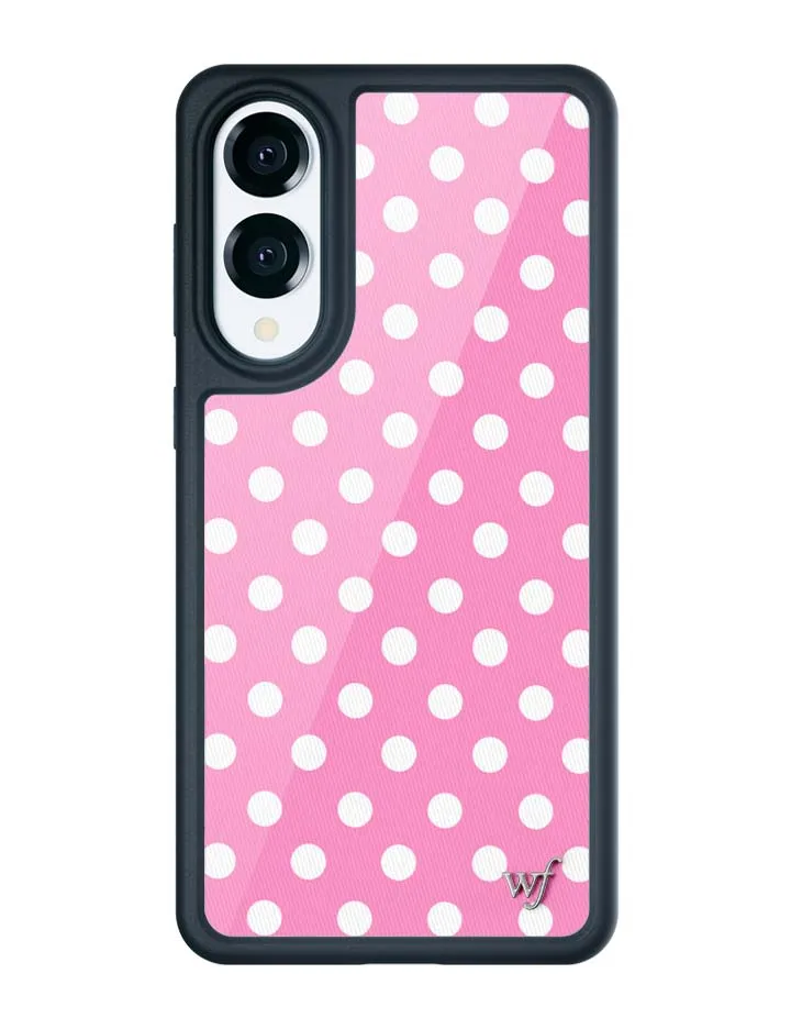 Polka Dot | Pink and White Samsung Galaxy Case sold by Wildflower Cases product image thumbnail 3