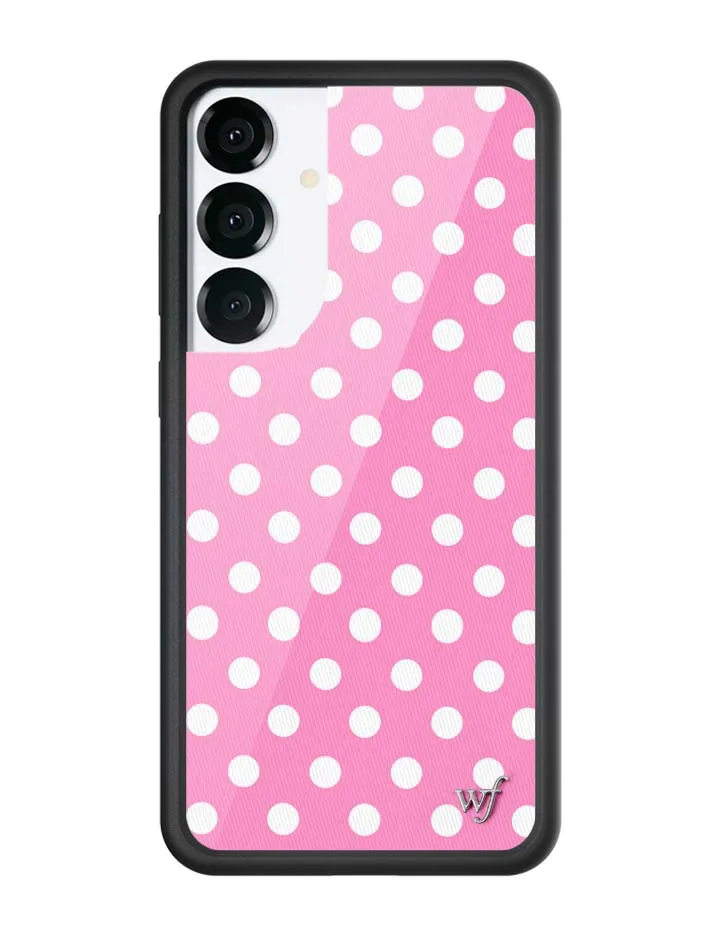 Polka Dot | Pink and White Samsung Galaxy Case sold by Wildflower Cases product image thumbnail 5