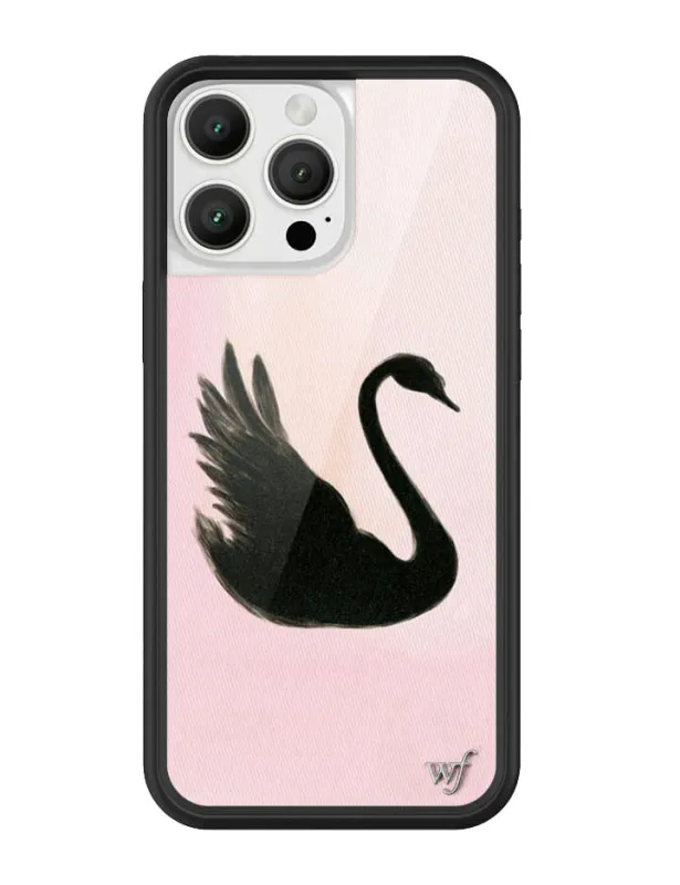 Black Swan iPhone Case made by Wildflower