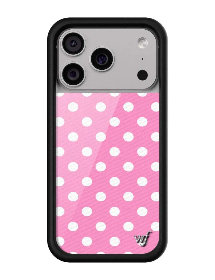 Polka Dot | Pink and White iPhone Case sold by Wildflower Cases product image thumbnail 4