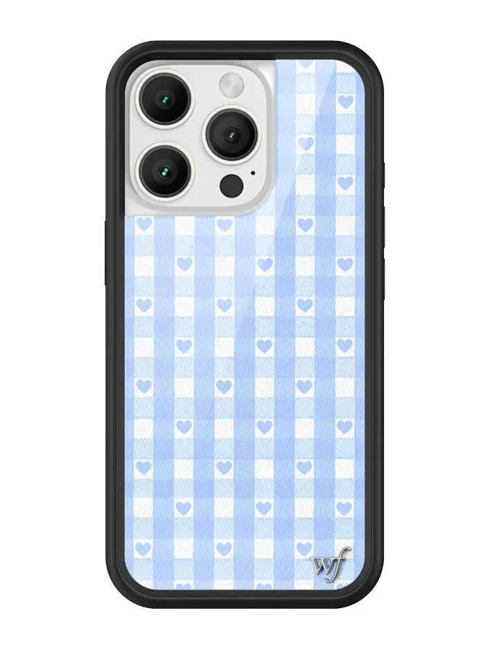 Gingham Hearts | Blue iPhone Case sold by Wildflower Cases product image thumbnail 5