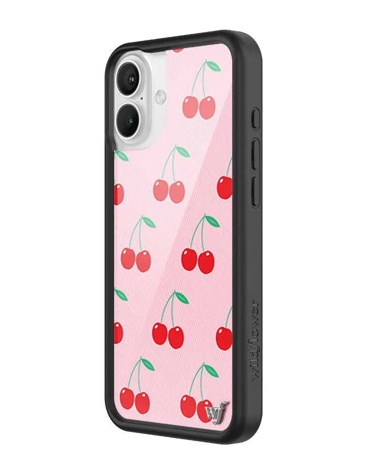 Pink Cherries iPhone Case sold by Wildflower Cases product image thumbnail 4