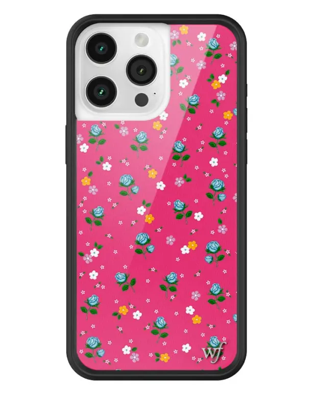 Pink Dainty Florals iPhone Case sold by Wildflower Cases