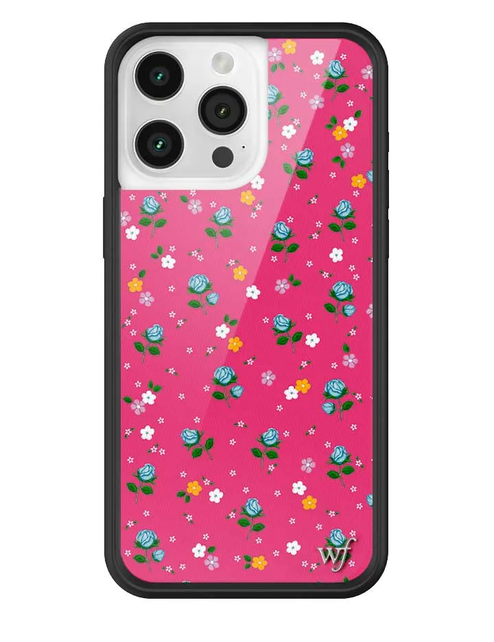 Pink Dainty Florals iPhone Case sold by Wildflower Cases