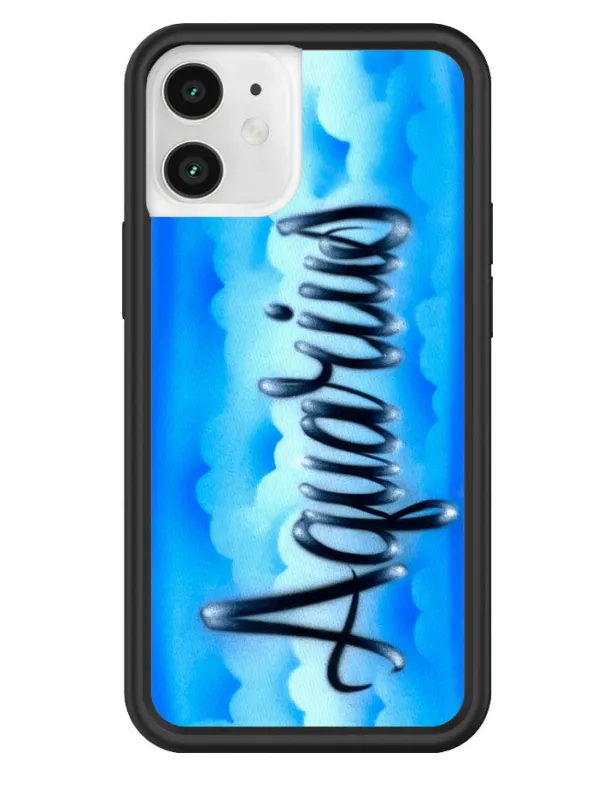 Aquarius Airbrush iPhone Case made by Wildflower