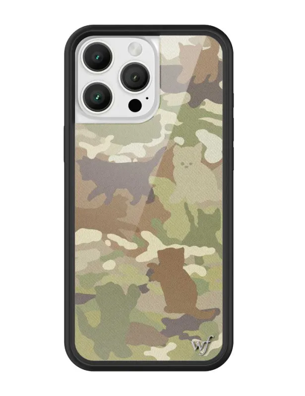 Cat Camo iPhone Case made by Wildflower