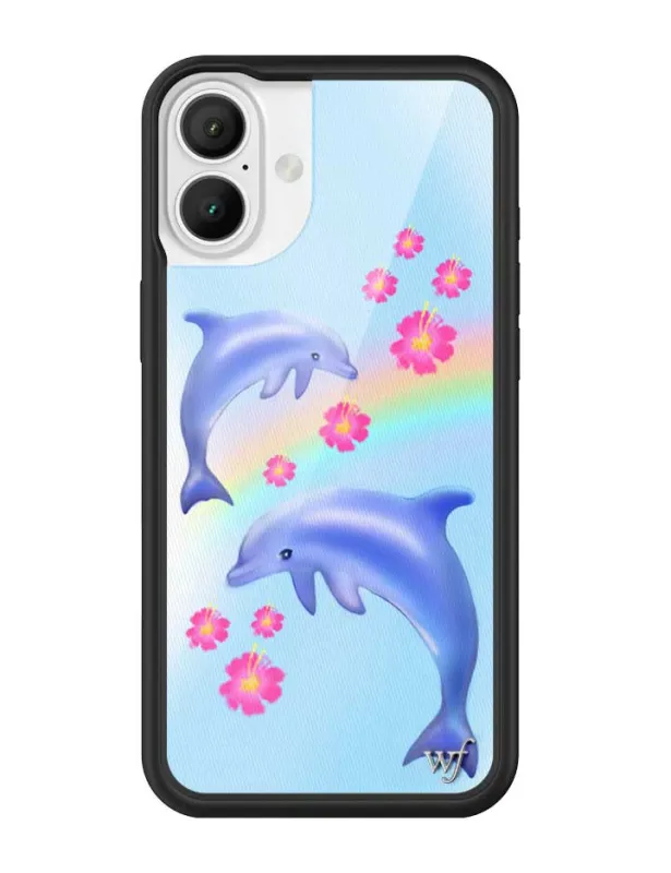 Dolphin Love iPhone Case made by Wildflower