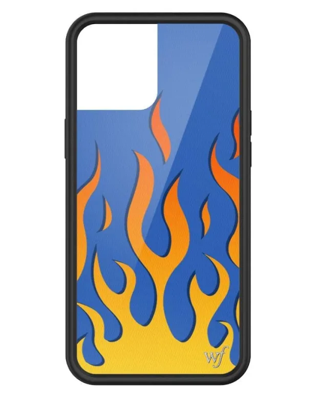 Flames | Blue iPhone Case sold by Wildflower Cases