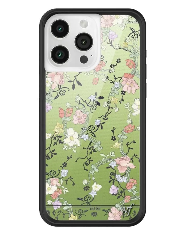 Gallery Girlie Green iPhone Case sold by Wildflower Cases