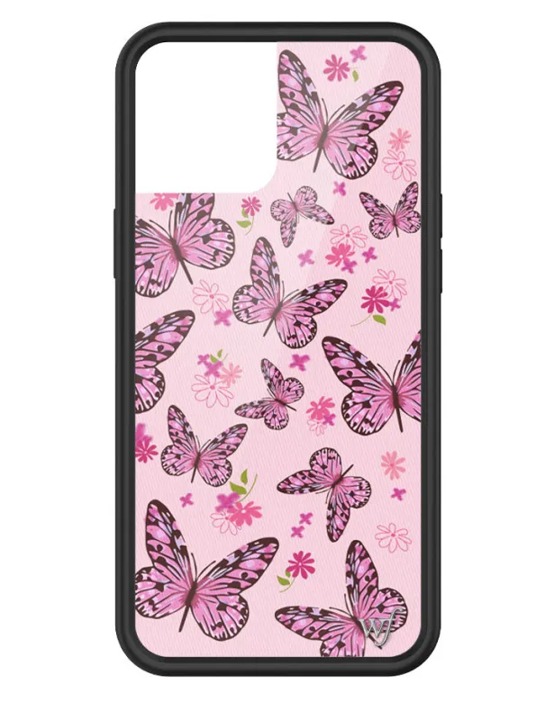 Pink Butterfly iPhone Case sold by Wildflower Cases