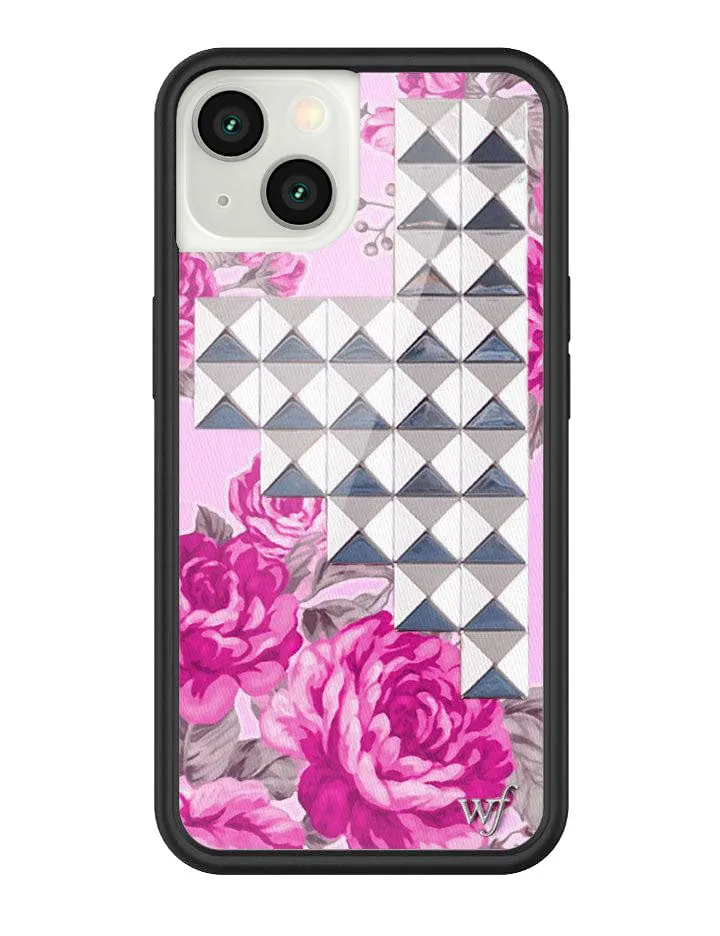 Pink Floral Stud iPhone Case sold by Wildflower Cases product image thumbnail 3