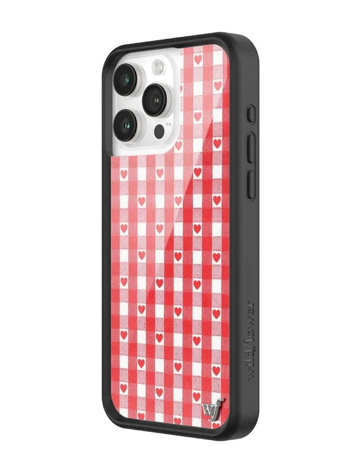 Gingham Hearts | Red iPhone Case sold by Wildflower Cases product image thumbnail 2