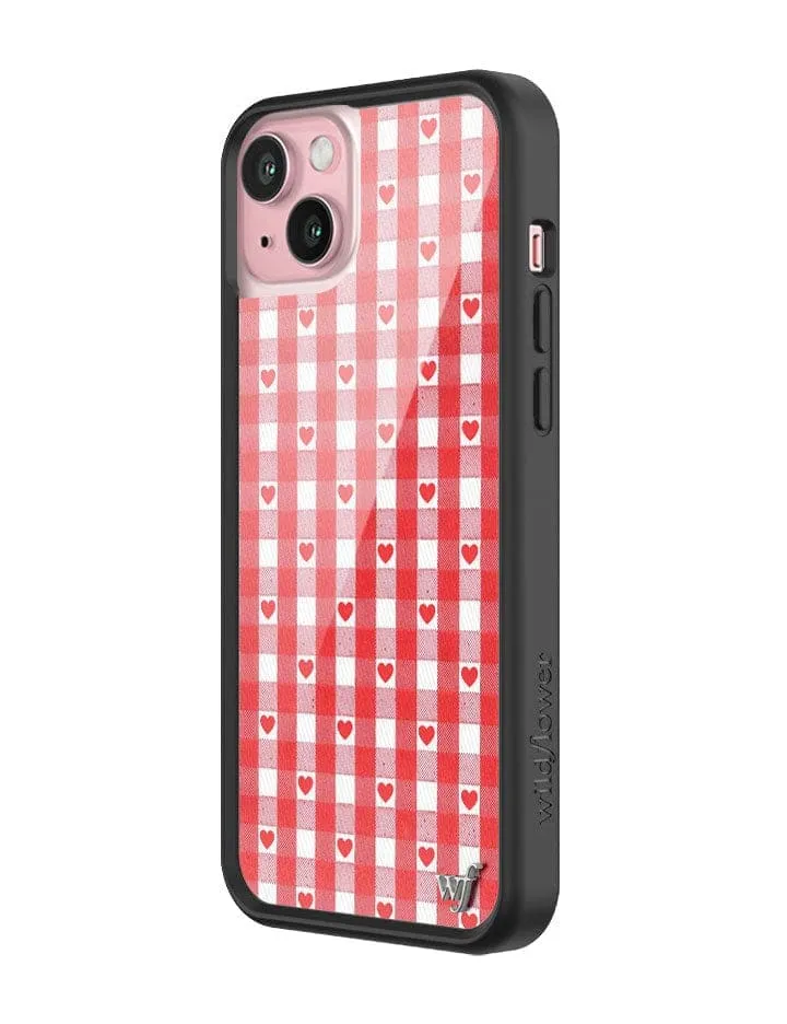 Gingham Hearts | Red iPhone Case sold by Wildflower Cases product image thumbnail 4