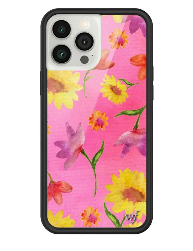 Sunflower Spring Floral iPhone Case sold by Wildflower Cases
