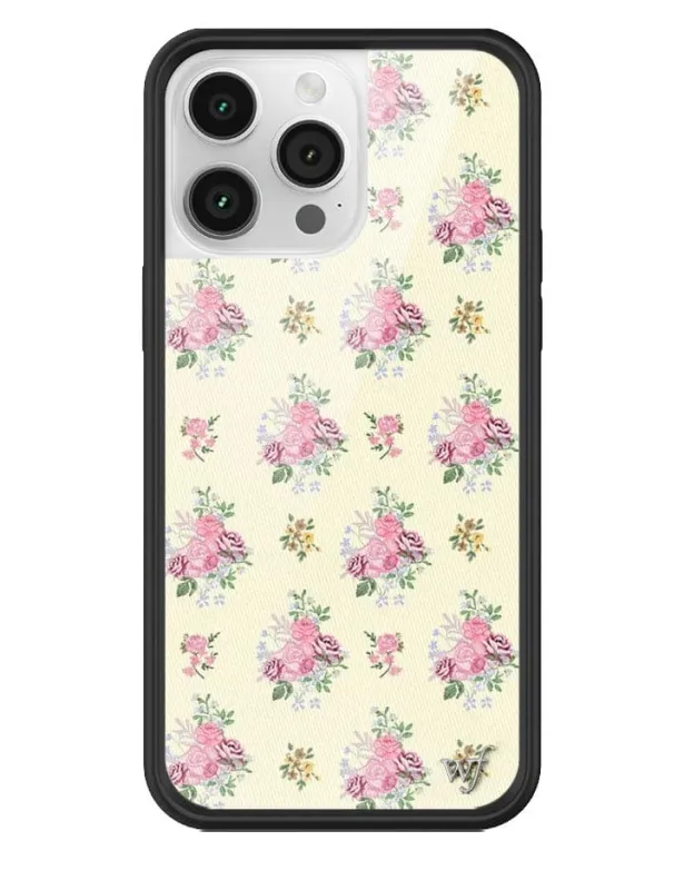 Vintage Floral iPhone Case sold by Wildflower Cases