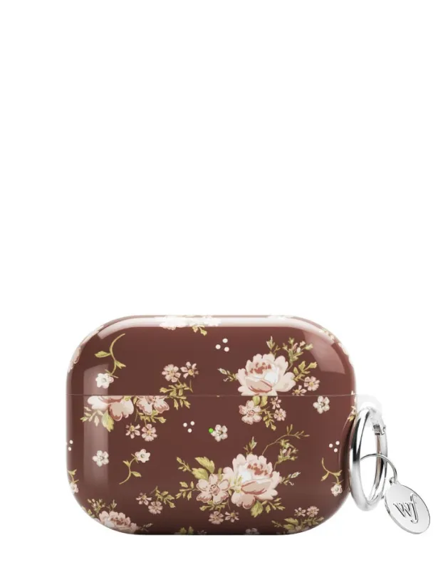 Brown Floral AirPods sold by Wildflower Cases