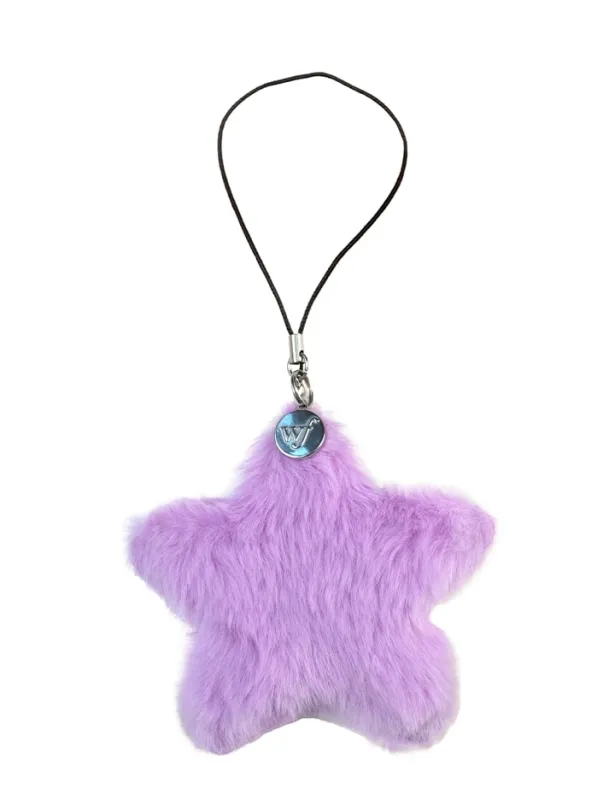 Fluffy Star Charm | Purple made by Wildflower