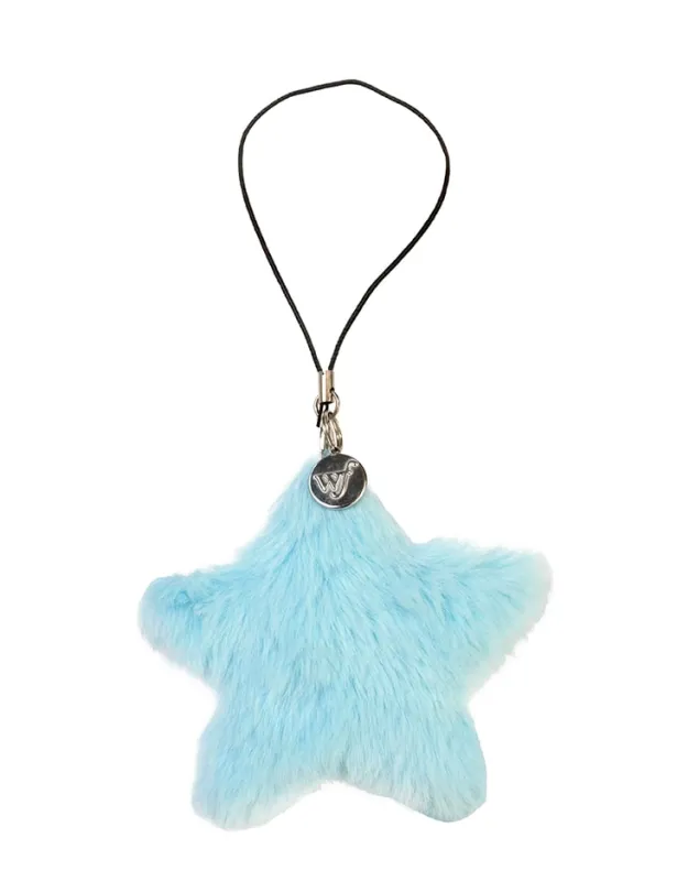 Fluffy Star Charm | Blue made by Wildflower