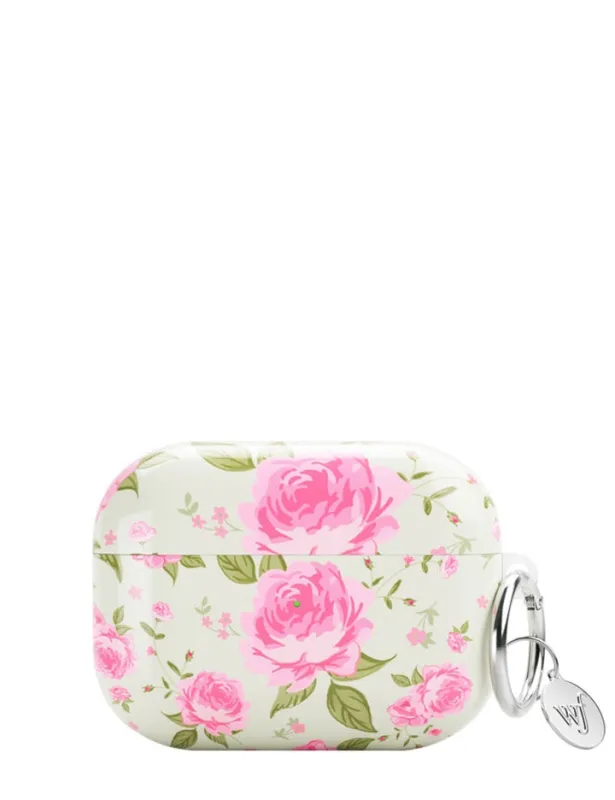 Peony Floral AirPods made by Wildflower