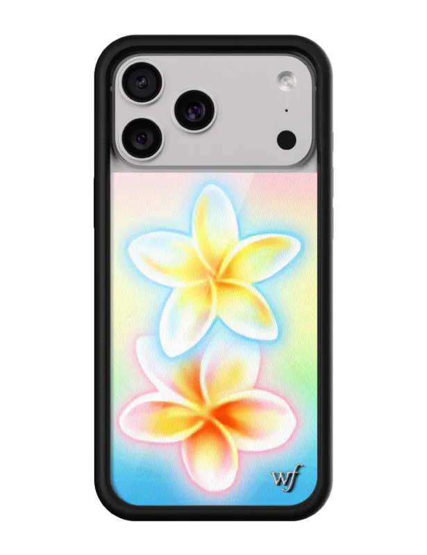 Pastel Plumeria iPhone Case made by Wildflower
