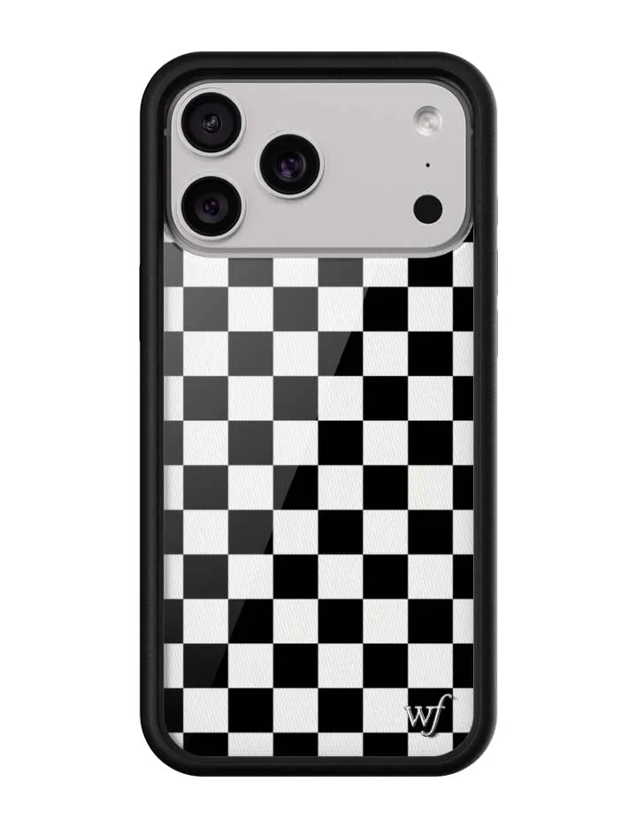 Checkers | Black iPhone Case sold by Wildflower Cases