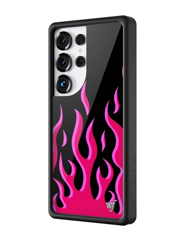 Flames | Black & Red Samsung Galaxy Case sold by Wildflower Cases product image thumbnail 2