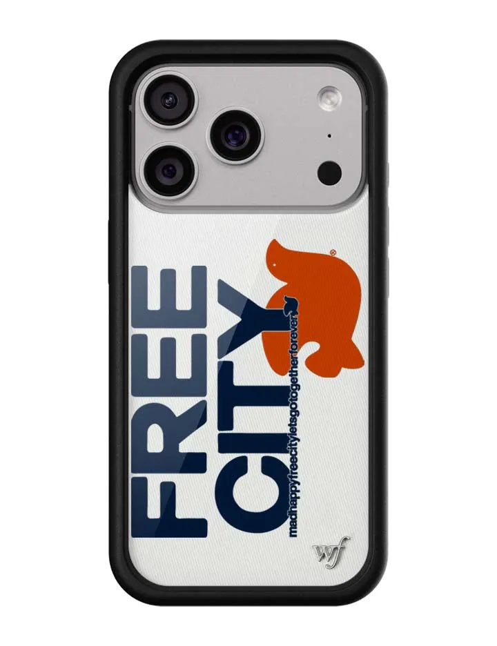 THE MADHAPPY & FREECITY TOGETHERFOREVER / WHITE & NAVY iPhone Case sold by Wildflower Cases product image thumbnail 4