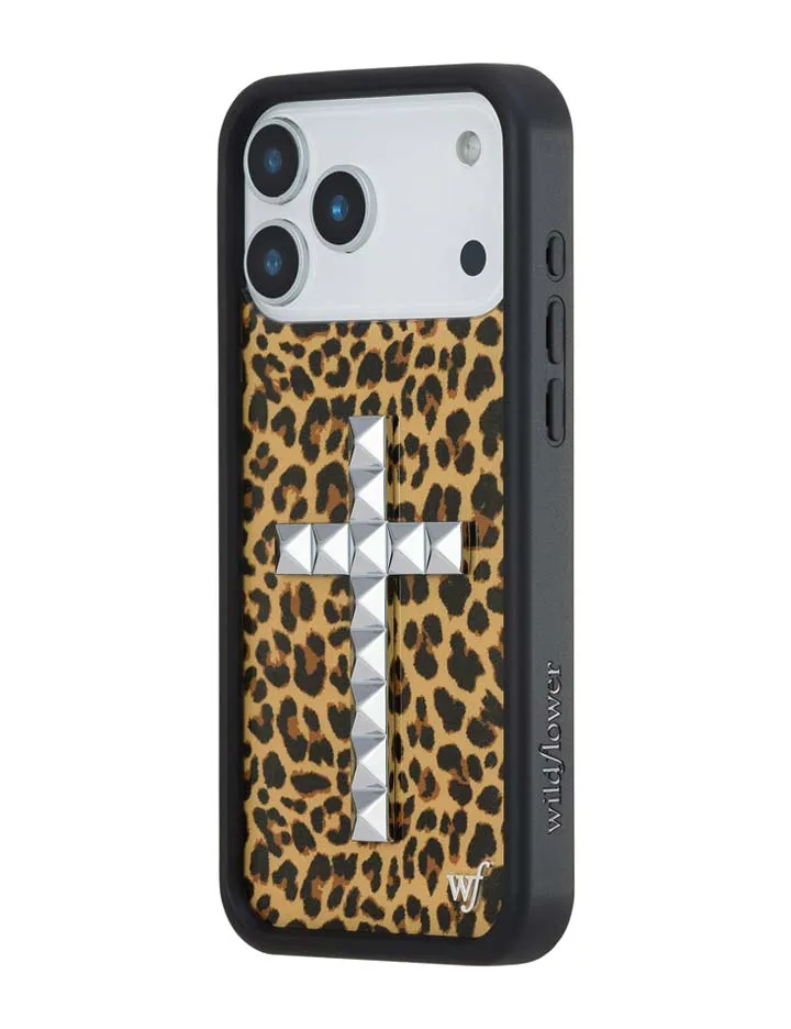 Stud Cross Meow iPhone Case sold by Wildflower Cases product image thumbnail 2