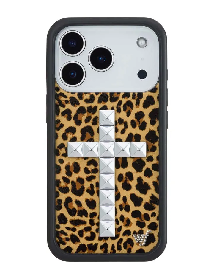 Stud Cross Meow iPhone Case sold by Wildflower Cases product image thumbnail 4