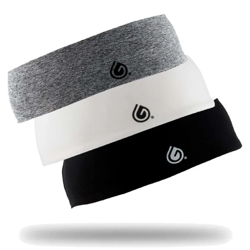 White, Heather Grey, Black Bandi 3-Pack sold by Gymwrap