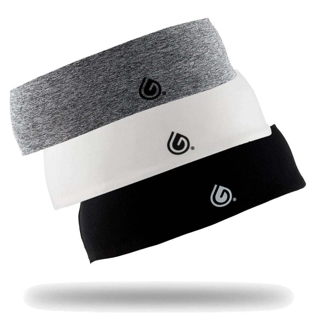 White, Heather Grey, Black Bandi 3-Pack sold by Gymwrap