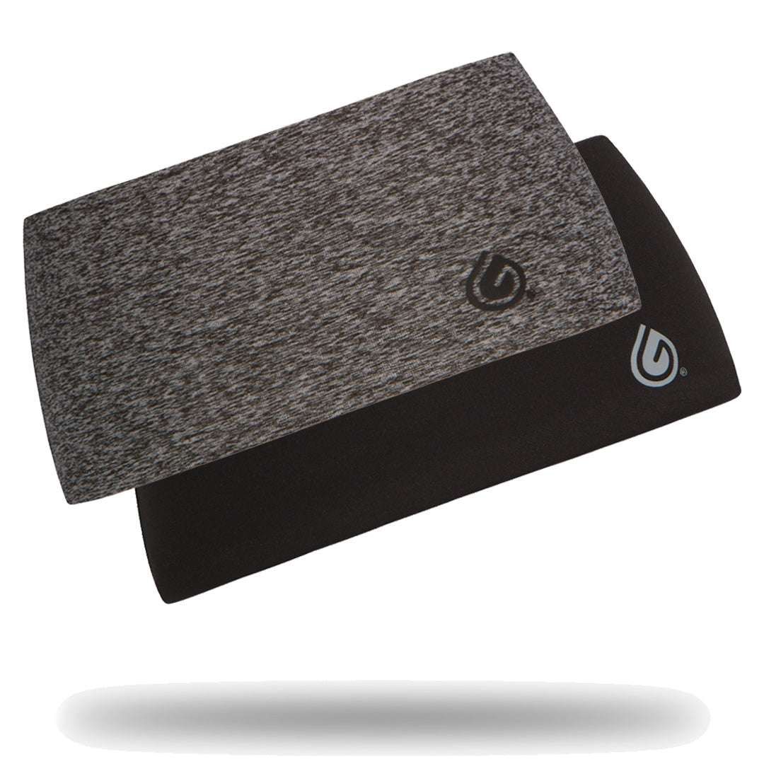 Heather Grey, Black Bandi+ 2-Pack sold by Gymwrap