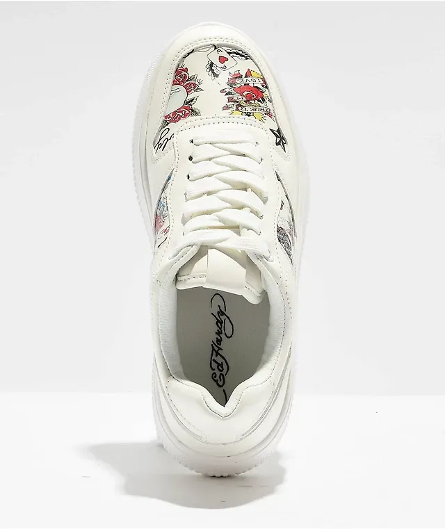 Ed Hardy Gwen White Shoes sold by Hamilton Place product image thumbnail 3
