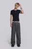 Goliath Light Grey Pinstripe Suit Pants sold by Jaded London