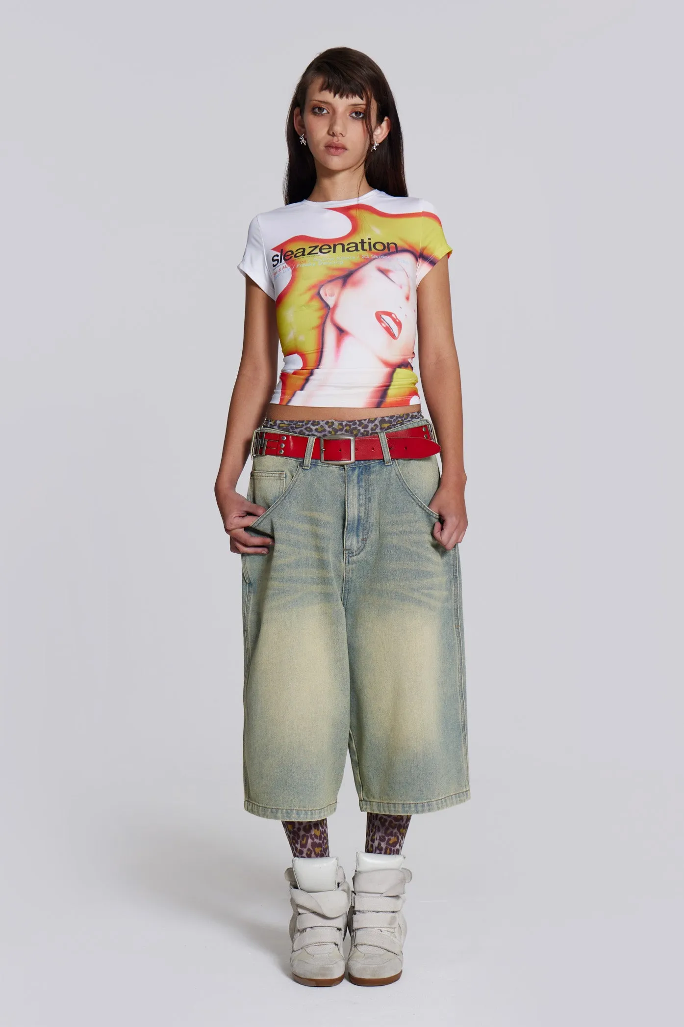 Millennium Flame Tee sold by Jaded London product image thumbnail 3