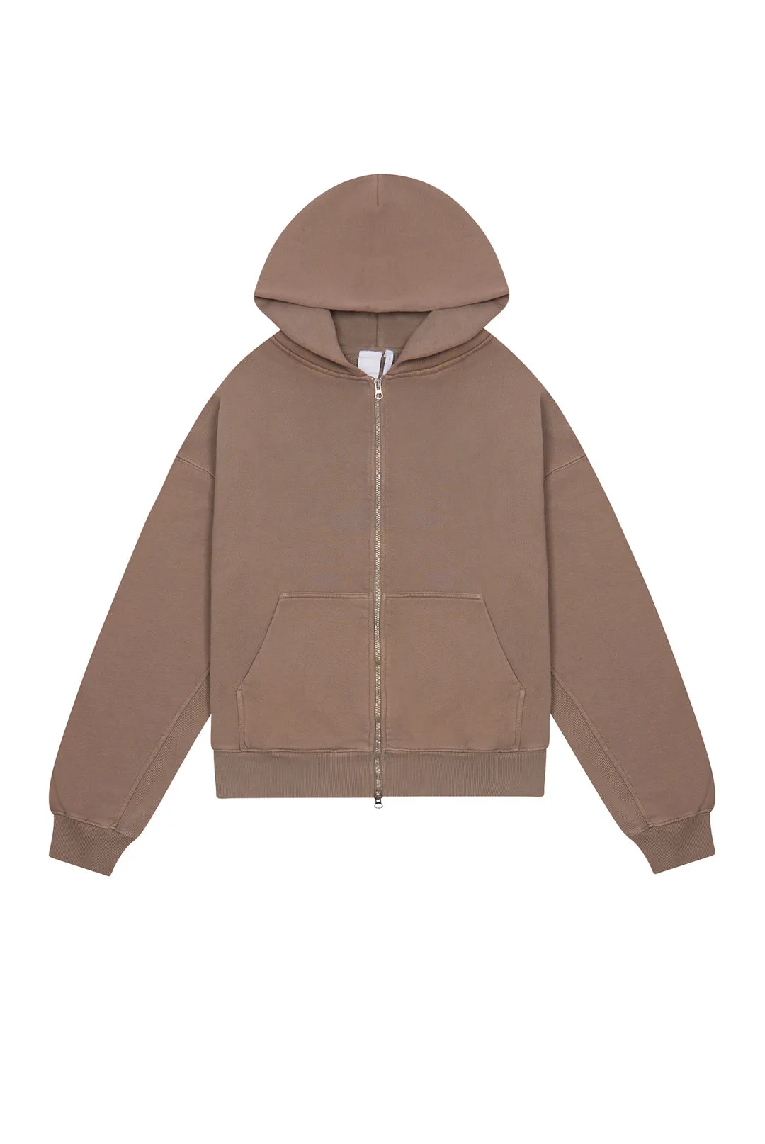 NTRLS Clay Oversized Zip Through Hoodie sold by Jaded London product image thumbnail 2