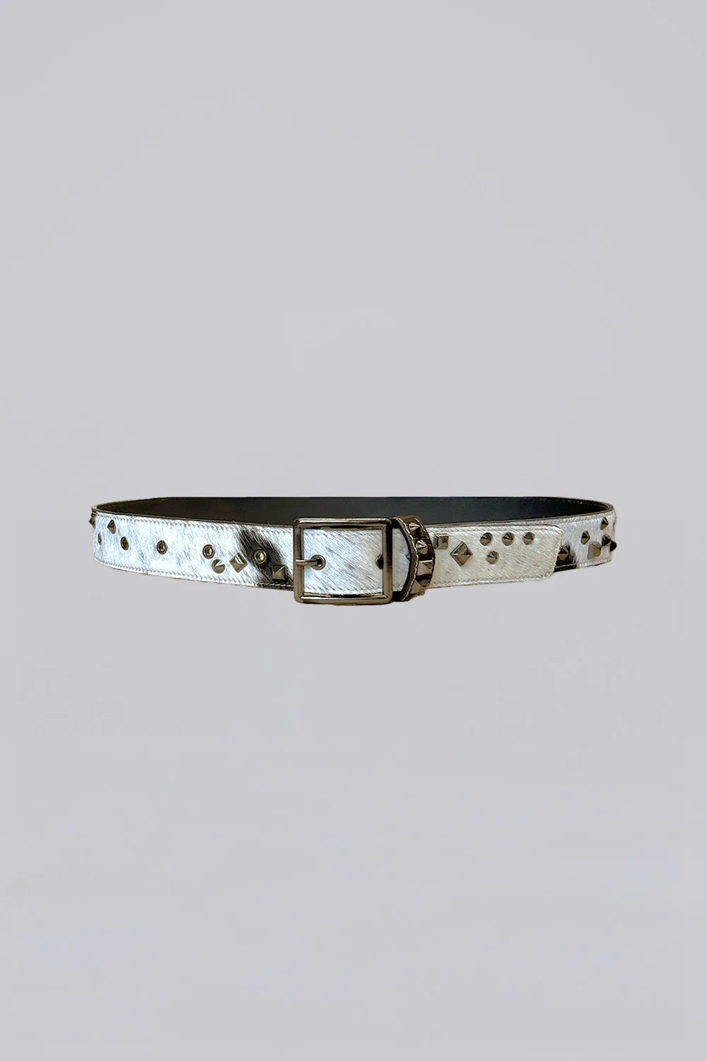 Rodeo Cow 100% Leather Belt sold by Jaded London
