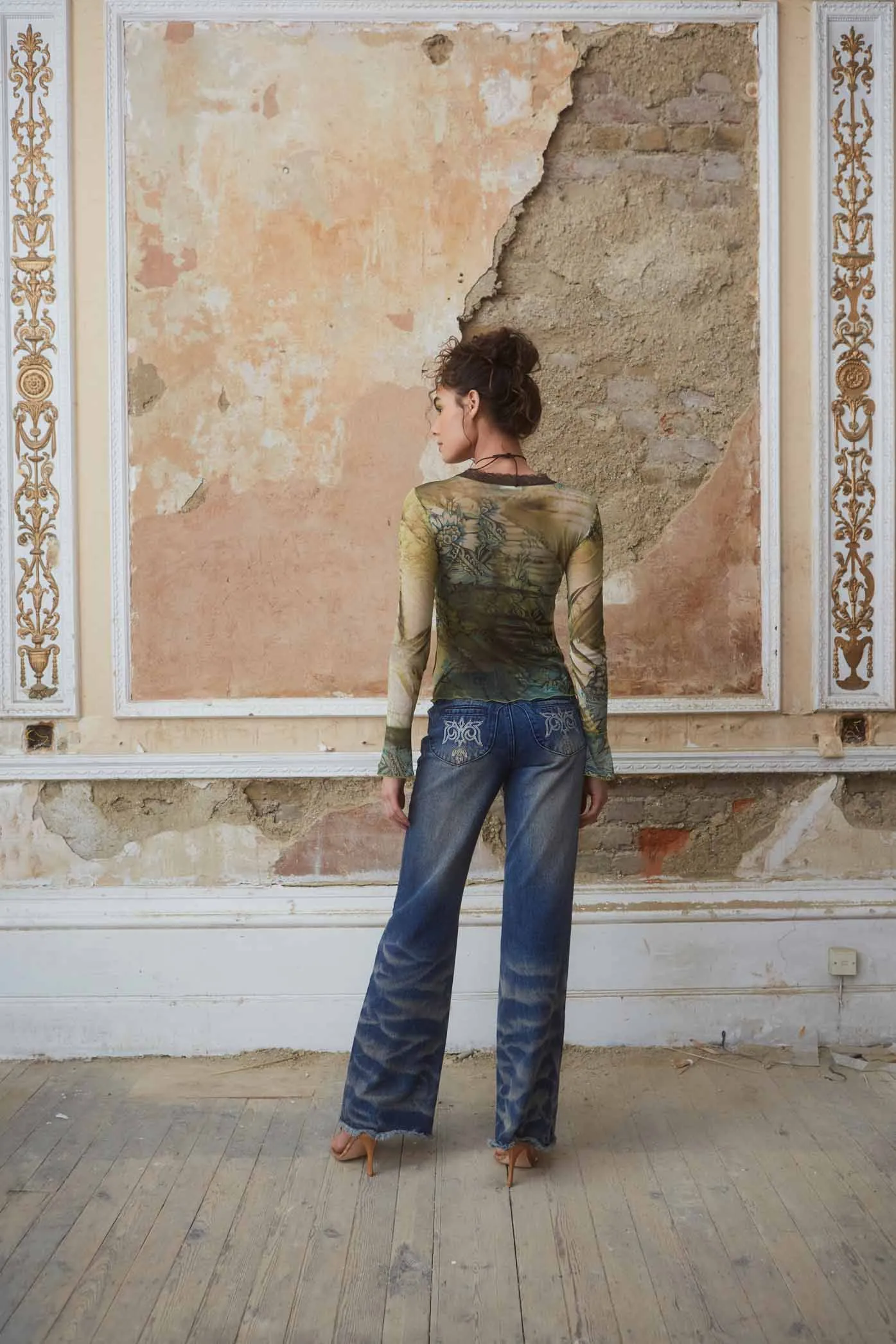 After Hours Lace Up Jeans sold by Jaded London product image thumbnail 4