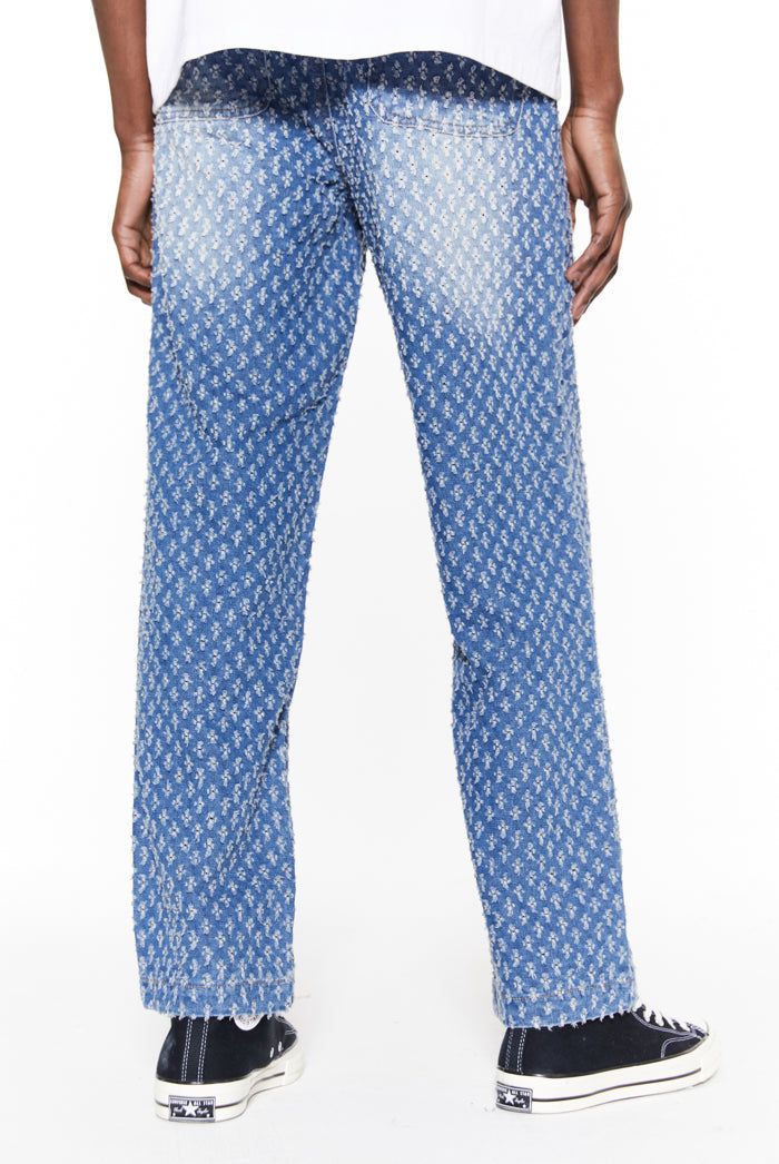 Light Blue Distressed Skate Jeans sold by Jaded London product image thumbnail 4