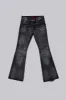 Washed Black Drift Flared Jeans sold by Jaded London