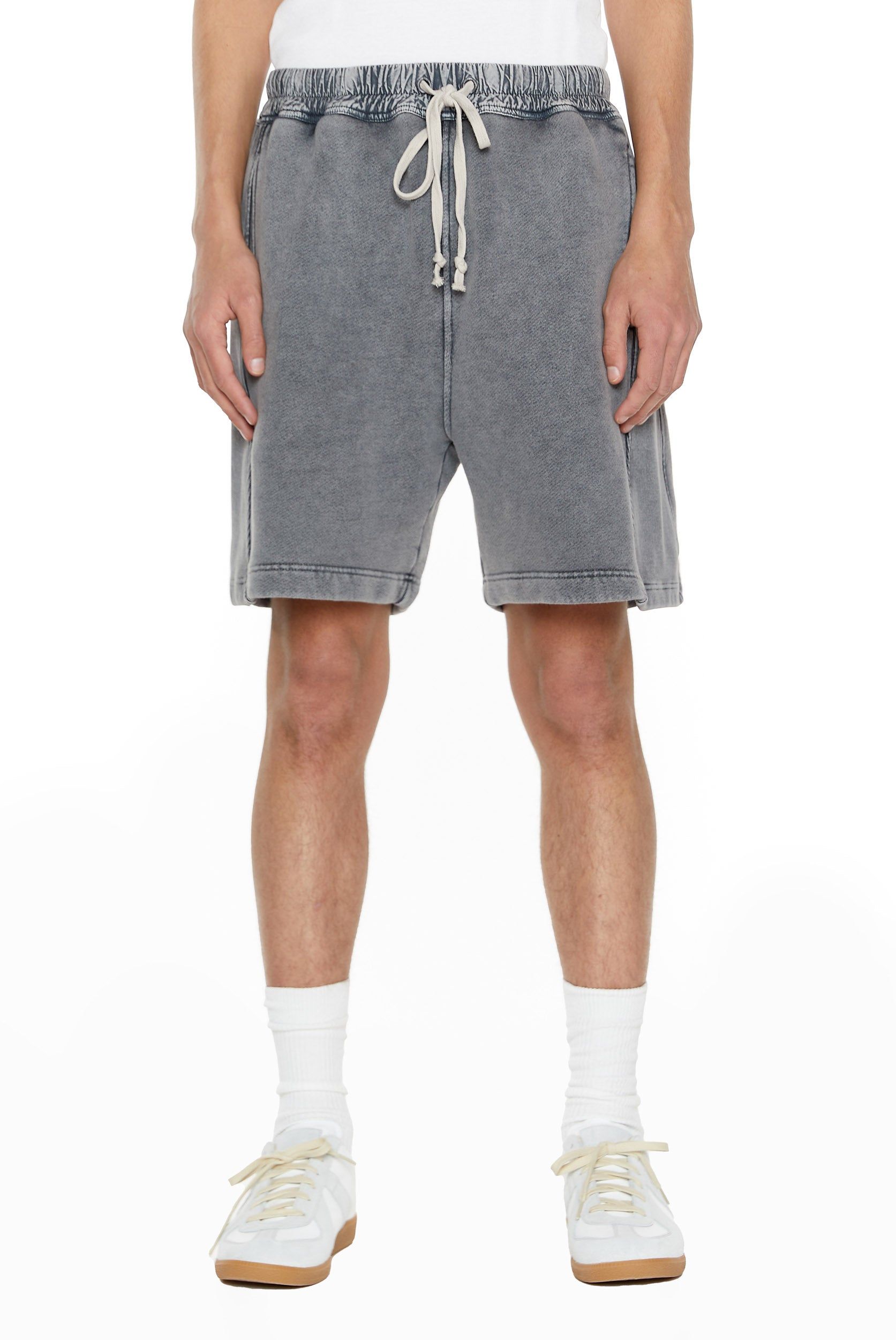 NTRLS Chrome Grey Relaxed Shorts sold by Jaded London